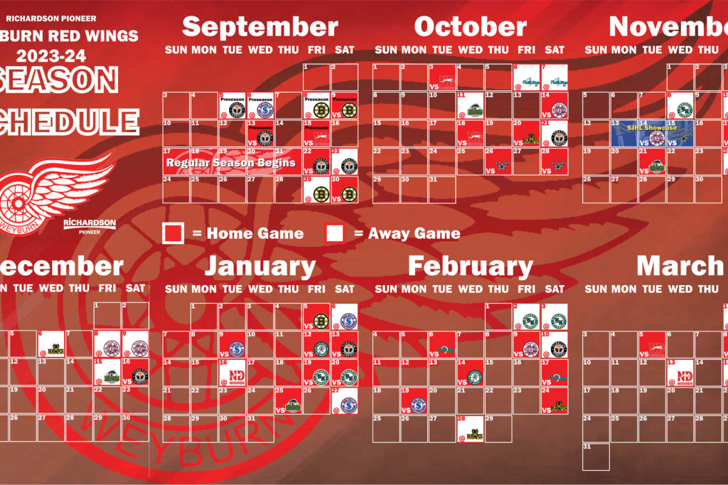 Red Wings Schedule 2024 Season bambi susann